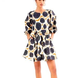 Maeve by Anthropologie Destin Poplin Mini Dress XS